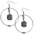 S. Carolina Gamecocks 2 Inch Hoop Earrings